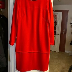 Anne Klein red dress